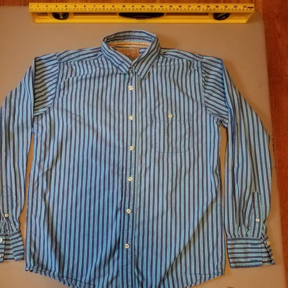 Red Camel Snap Button Front Shirt Medium Long Slee